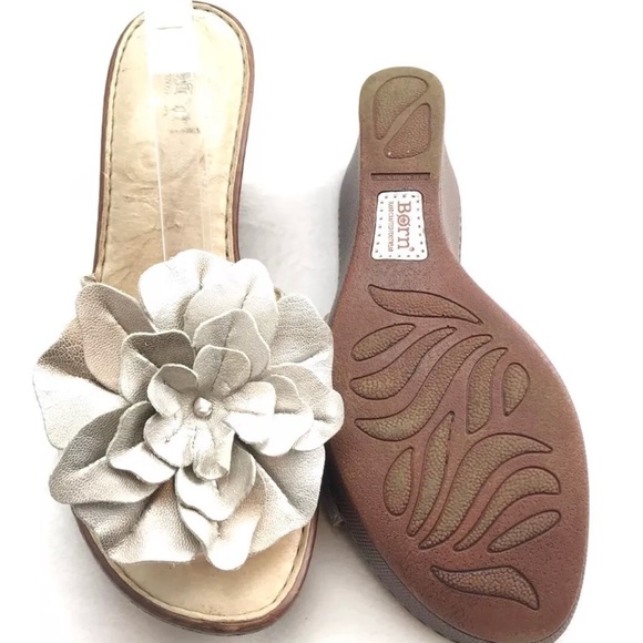 Born Shoes - Born wedge sandals shoes Sz 9